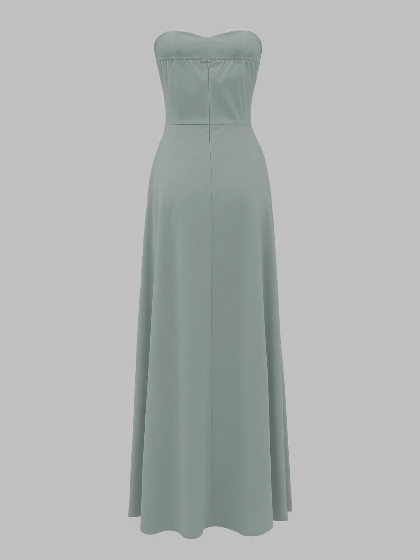 Damen Elegantes Abendkleid mit Bandeau-Oberteil und Knopfleiste – Perfekt für festliche Anlässe - Image 8