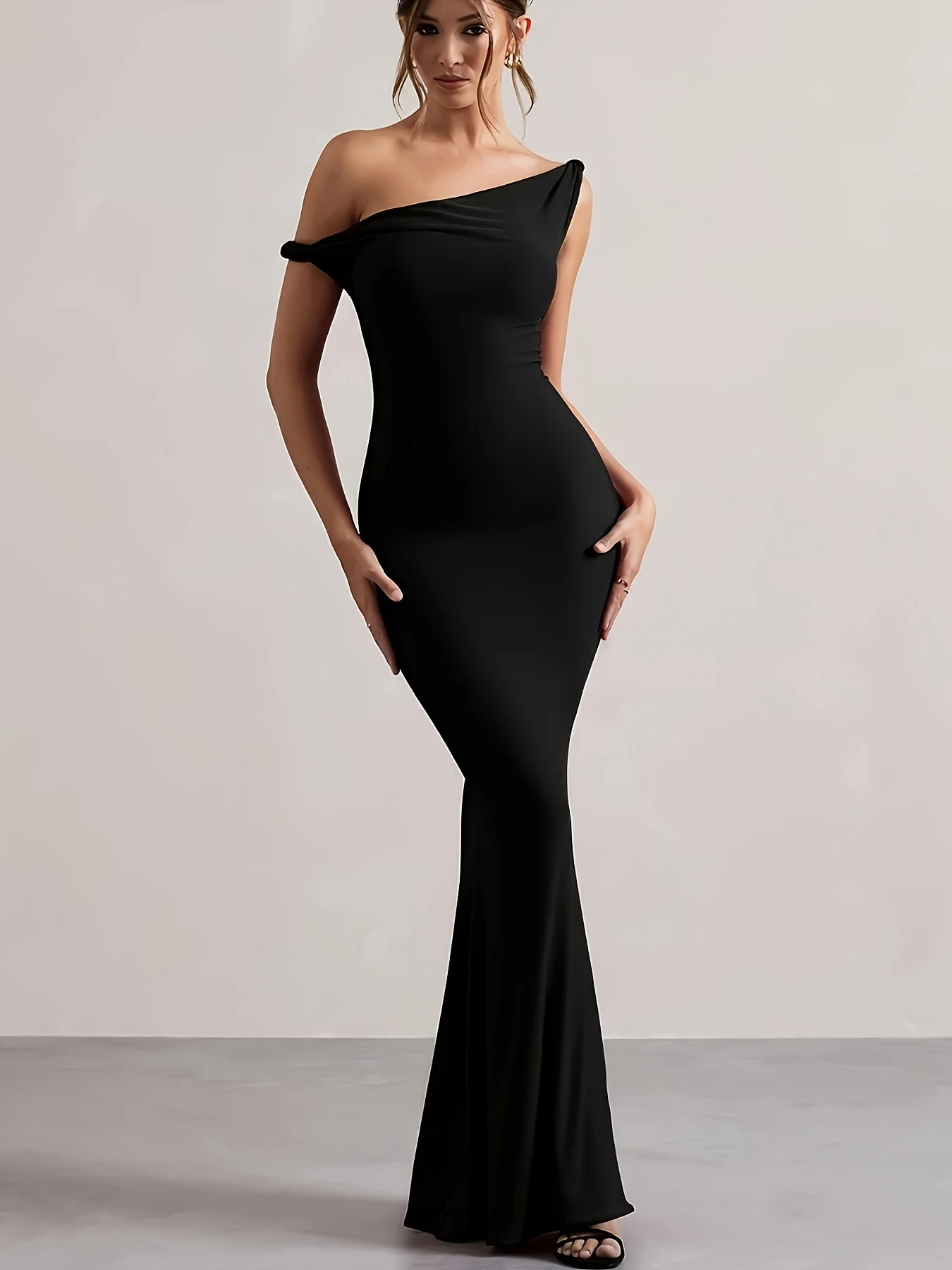 Damen Elegantes Abendkleid im Meerjungfrau-Stil, Schulterfrei, Perfekt für besondere Anlässe - Image 4