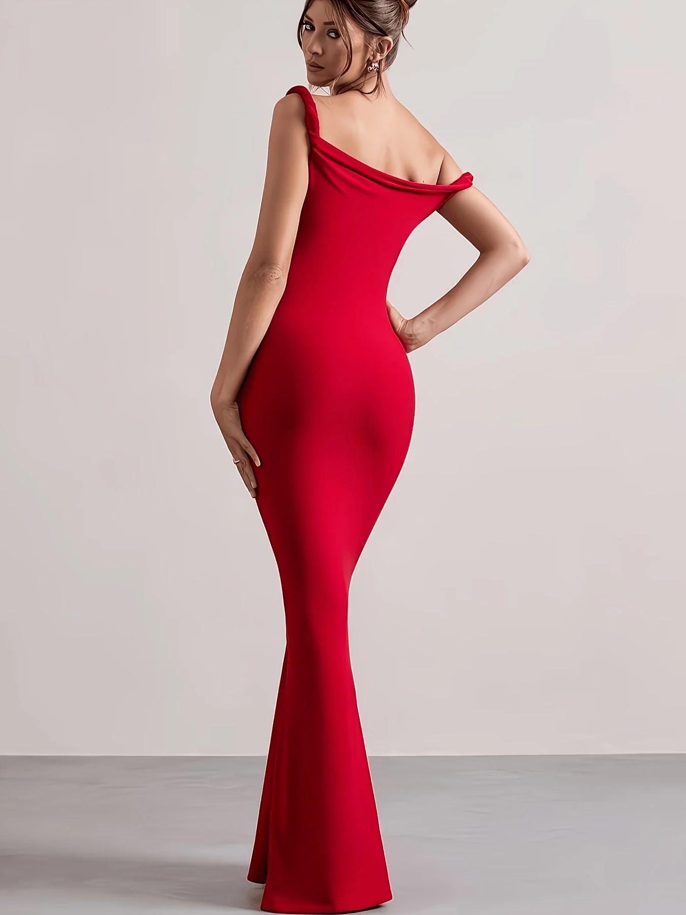Damen Elegantes Abendkleid im Meerjungfrau-Stil, Schulterfrei, Perfekt für besondere Anlässe - Image 8