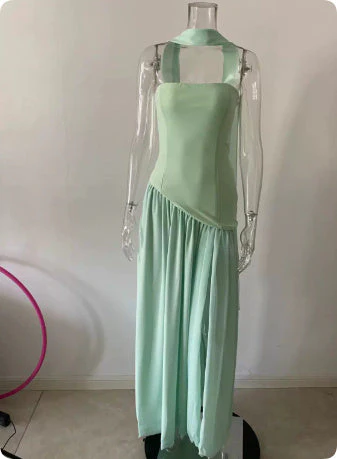 Damen Elegantes Trägerloses Abend Maxikleid – Modernes Design für festliche Anlässe und Galas - Image 11