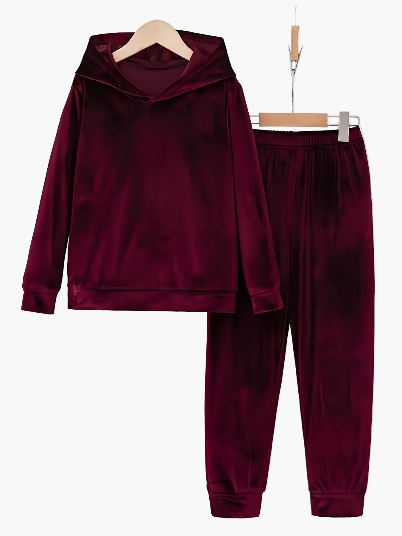 Damen Freizeit Hausanzug Set mit Kapuzenpullover und Jogginghose – Komfortabler Lounge- und Freizeitstil - Image 4