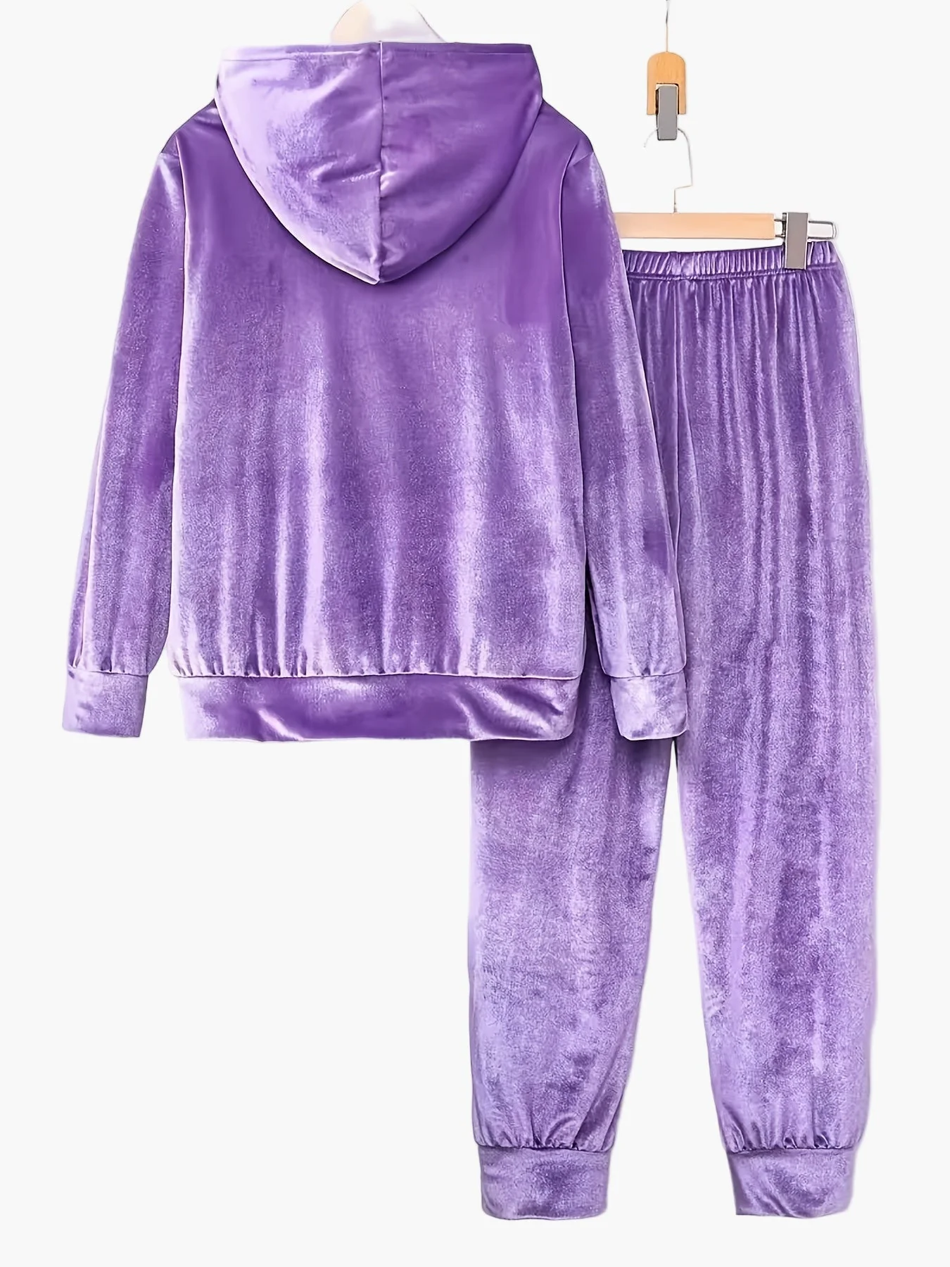 Damen Freizeit Hausanzug Set mit Kapuzenpullover und Jogginghose – Komfortabler Lounge- und Freizeitstil - Image 6
