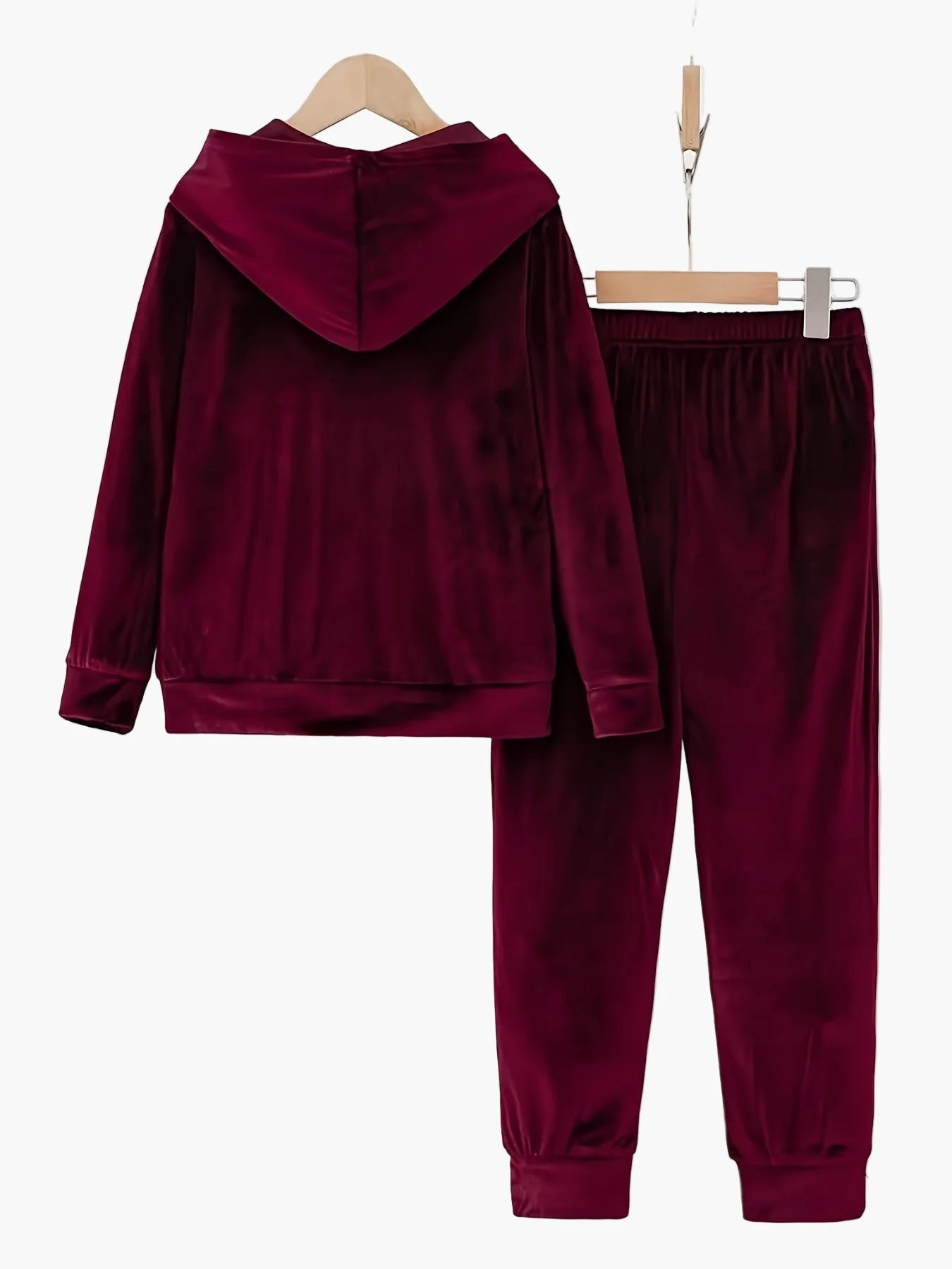 Damen Freizeit Hausanzug Set mit Kapuzenpullover und Jogginghose – Komfortabler Lounge- und Freizeitstil - Image 8