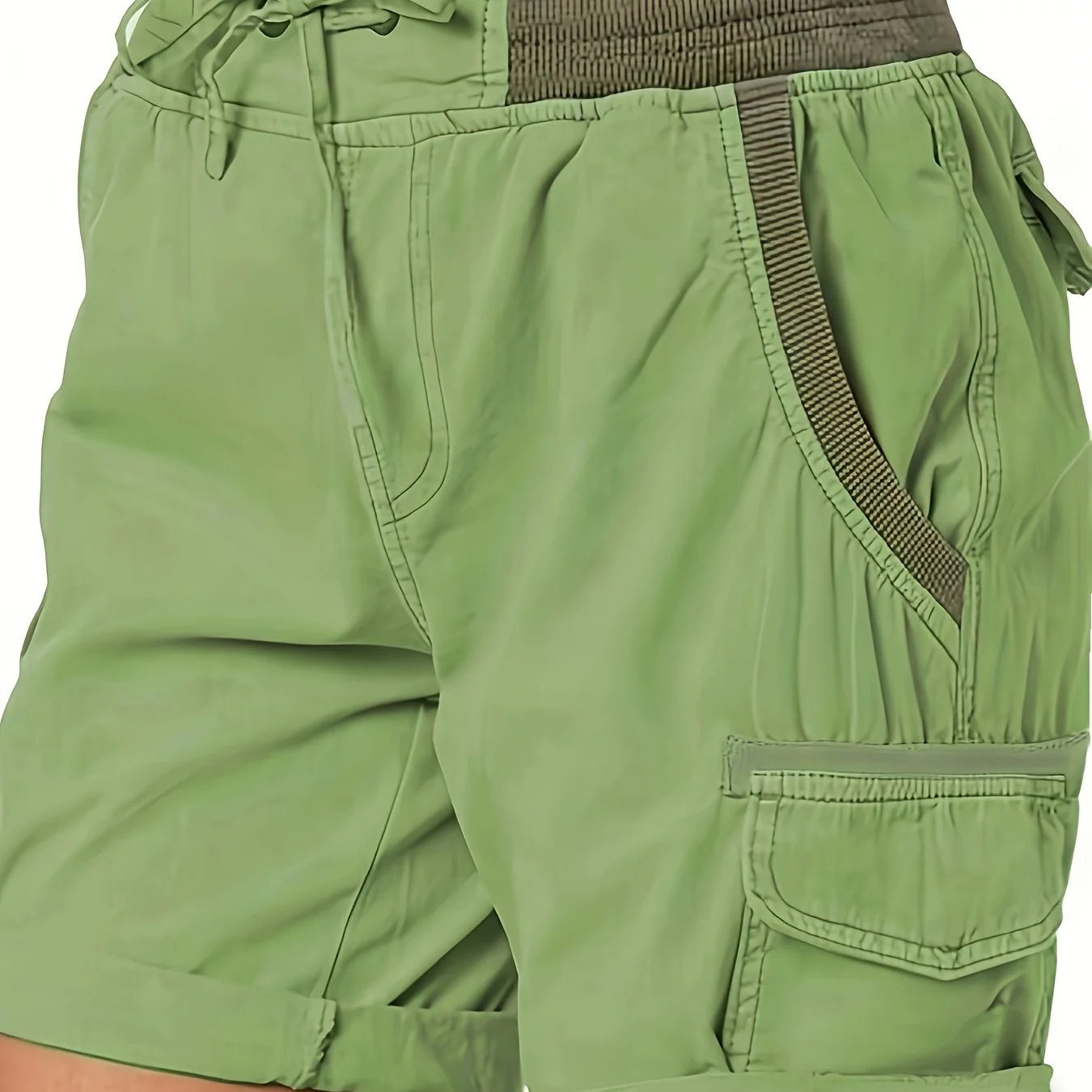 Damen Freizeit-Shorts mit Kordelzug und Cargotaschen – Bequeme Sommer Bermudashorts - Image 14