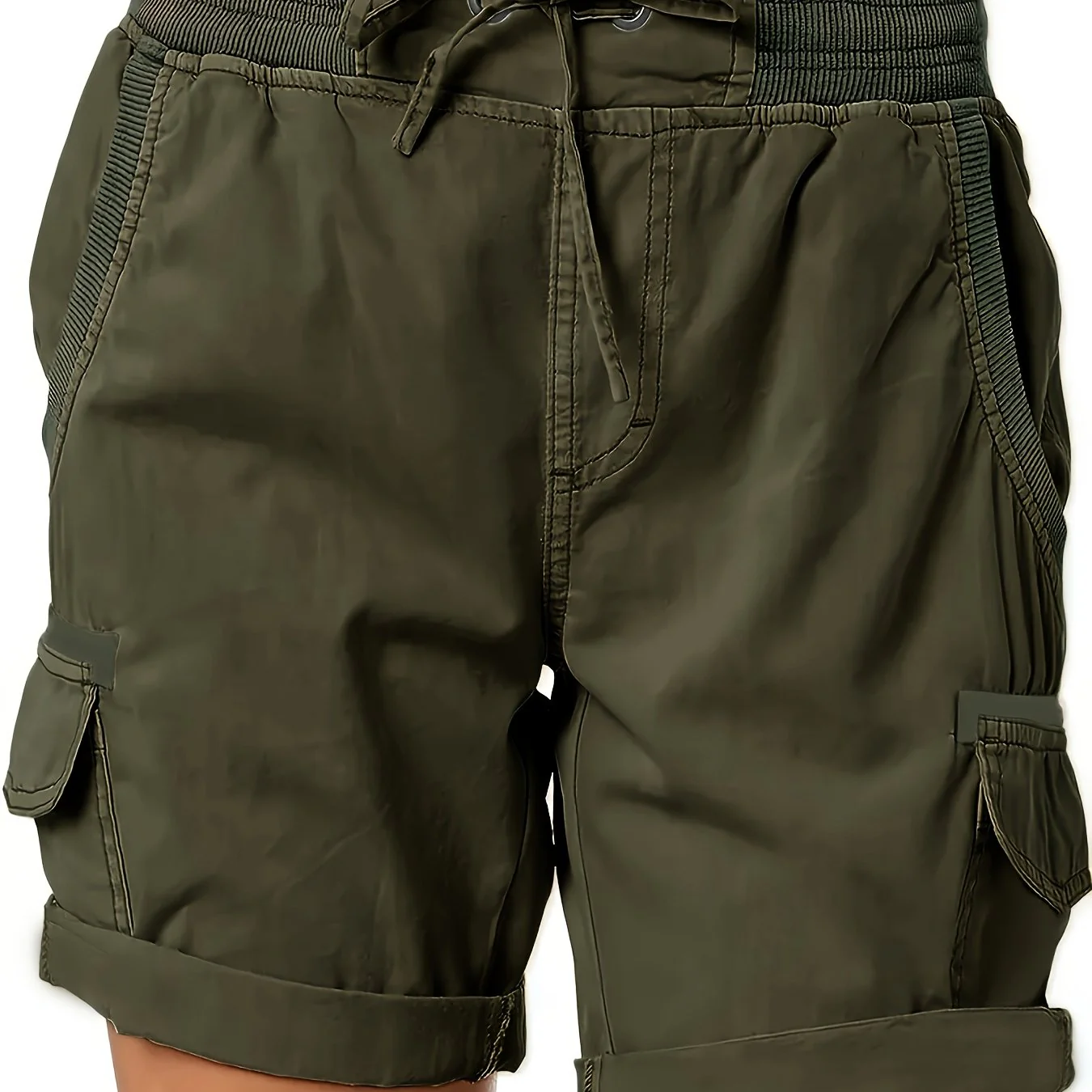 Damen Freizeit-Shorts mit Kordelzug und Cargotaschen – Bequeme Sommer Bermudashorts - Image 22