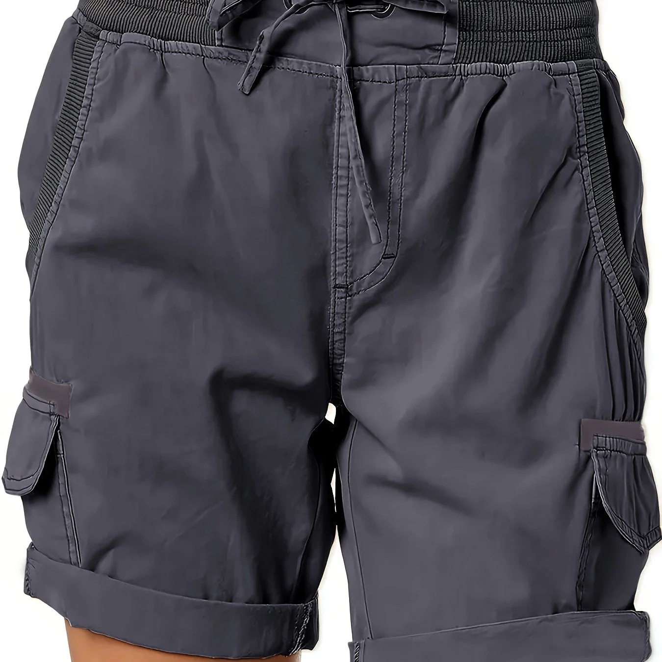 Damen Freizeit-Shorts mit Kordelzug und Cargotaschen – Bequeme Sommer Bermudashorts - Image 23