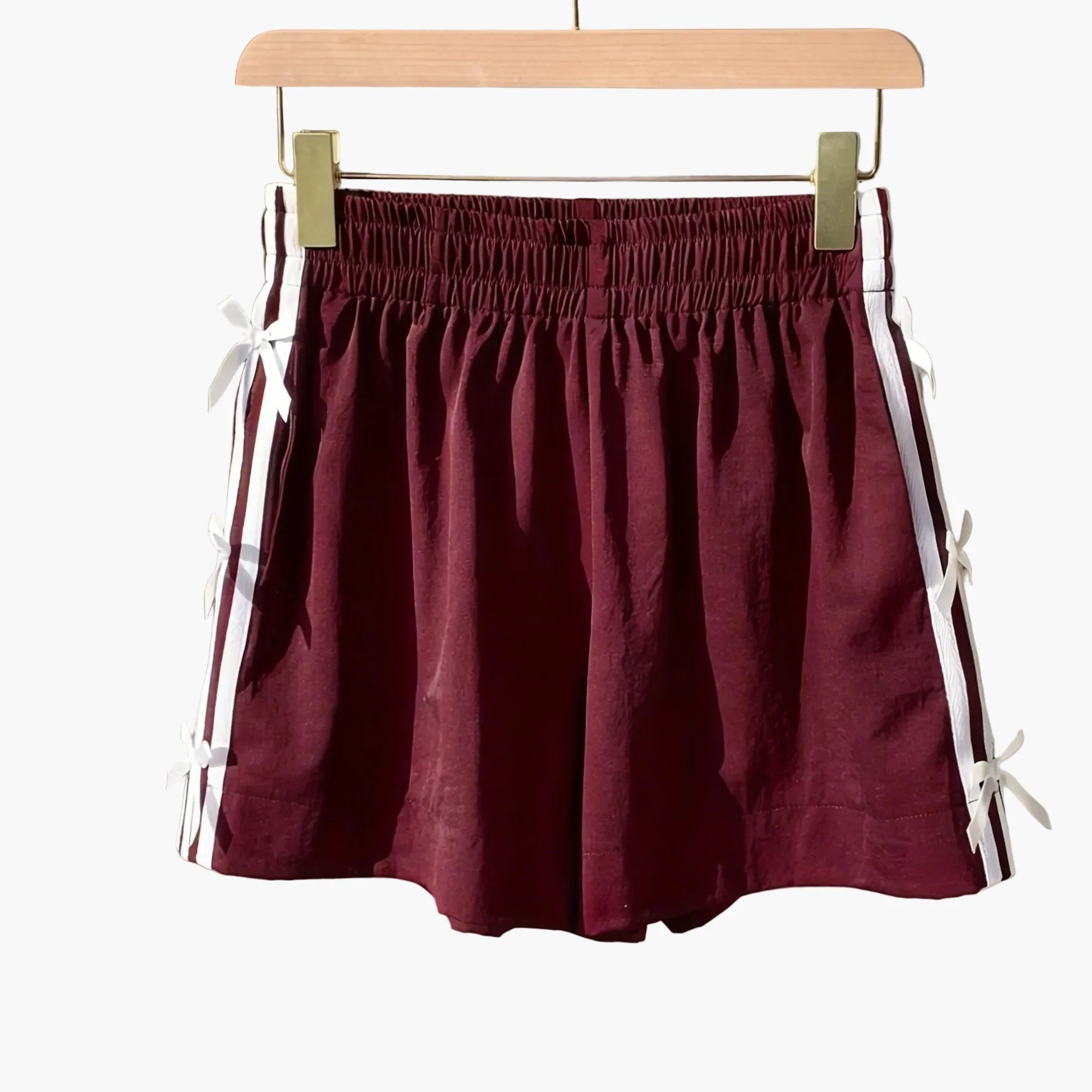 Damen Freizeit-Shorts mit Schleifen und Streifen für den Sommer – Regular Fit, Urlaubsstil - Image 12