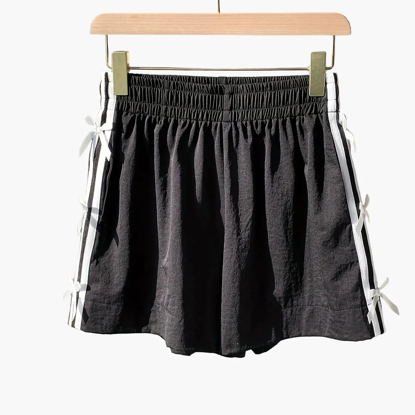 Damen Freizeit-Shorts mit Schleifen und Streifen für den Sommer – Regular Fit, Urlaubsstil - Image 15