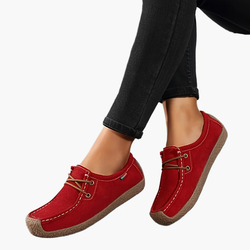 Damen Freizeit-Slipper im Mokassin-Stil – Bequeme Alltags-Schnürschuhe - Image 13