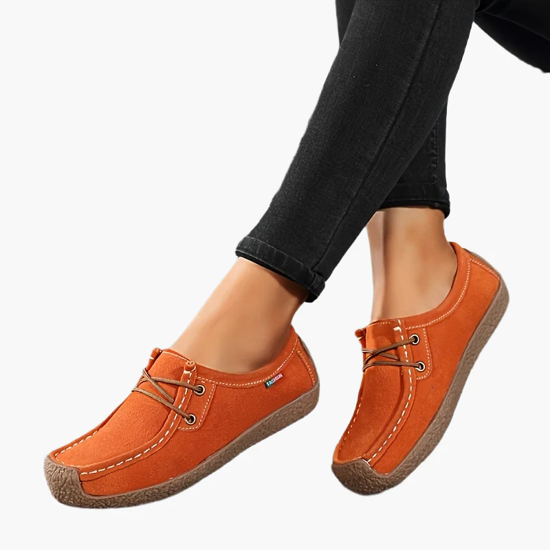 Damen Freizeit-Slipper im Mokassin-Stil – Bequeme Alltags-Schnürschuhe - Image 14