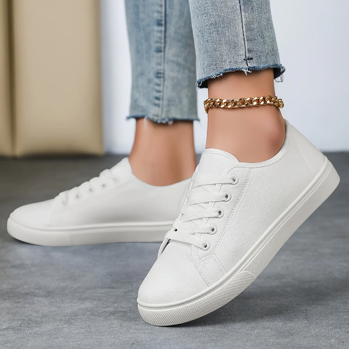 Damen Freizeit-Sneaker Schnürschuh für Alltag und Streetstyle - Image 6