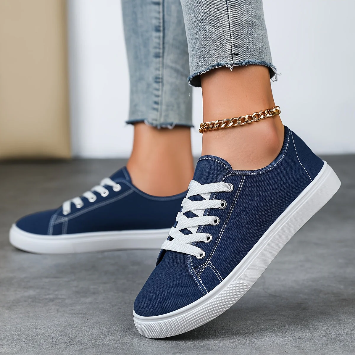 Damen Freizeit-Sneaker Schnürschuh für Alltag und Streetstyle - Image 7