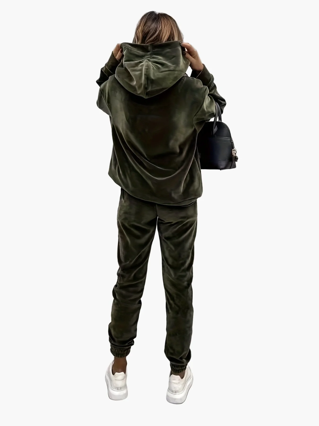 Damen Freizeit Trainingsanzug Set mit Hoodie und Jogginghose – Lässiger Streetstyle für Alltag und Reisen - Image 10
