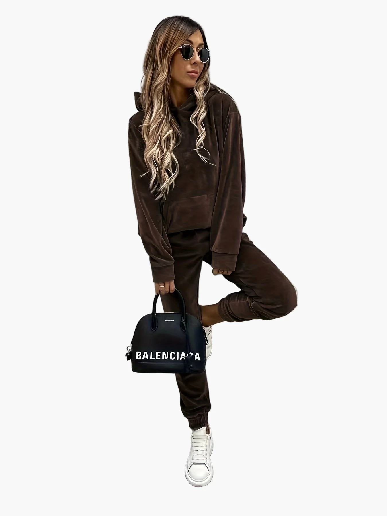 Damen Freizeit Trainingsanzug Set mit Hoodie und Jogginghose – Lässiger Streetstyle für Alltag und Reisen - Image 6