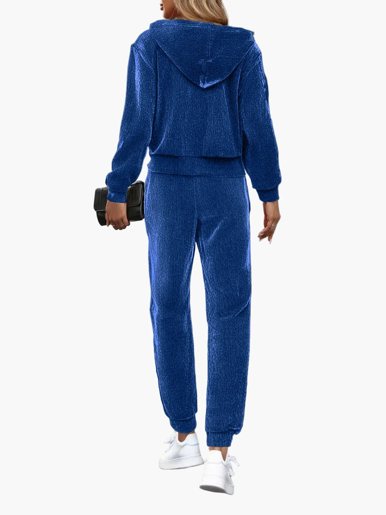 Damen Freizeit Trainingsanzug Zweiteiler mit Kapuzenpullover und Jogginghose – Sportlich & Bequem für Alltag und Fitness - Image 9