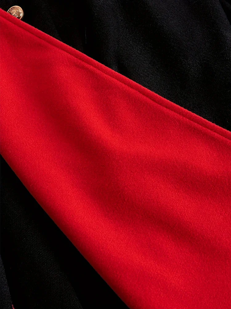 Damen Gothic Mantel mit Kapuze und Knopfdetails – Eleganter Wintermantel für Alltag und Cosplay - Image 5