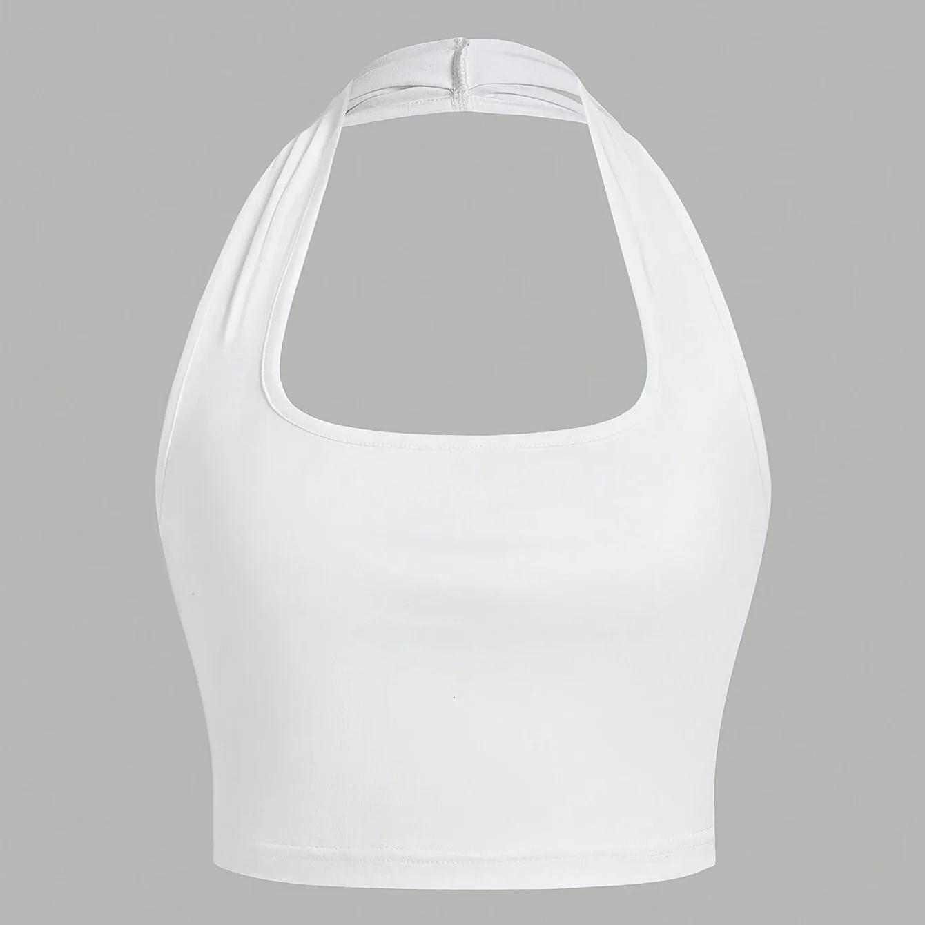 Damen Halterneck Crop Top – Rückenfrei, Sommer, Casual Style - Image 11