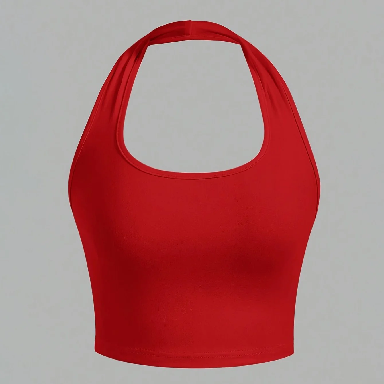 Damen Halterneck Crop Top – Rückenfrei, Sommer, Casual Style - Image 12
