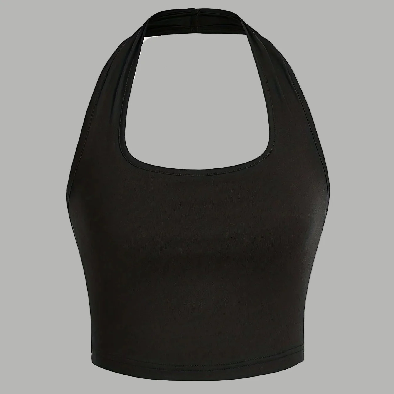 Damen Halterneck Crop Top – Rückenfrei, Sommer, Casual Style - Image 15