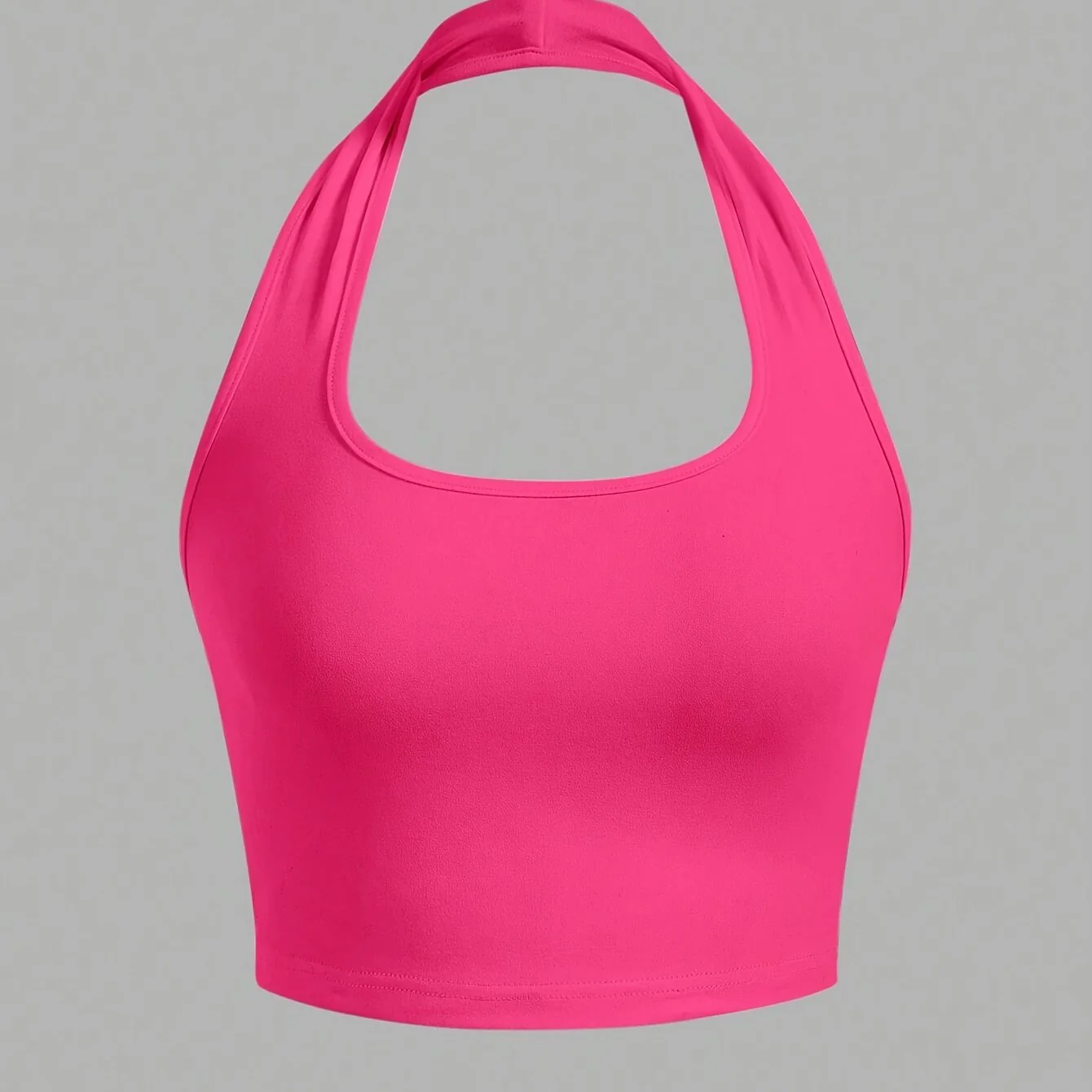 Damen Halterneck Crop Top – Rückenfrei, Sommer, Casual Style - Image 17