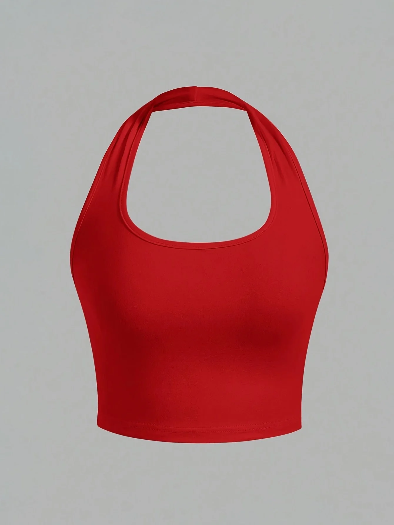 Damen Halterneck Crop Top – Rückenfrei, Sommer, Casual Style - Image 4