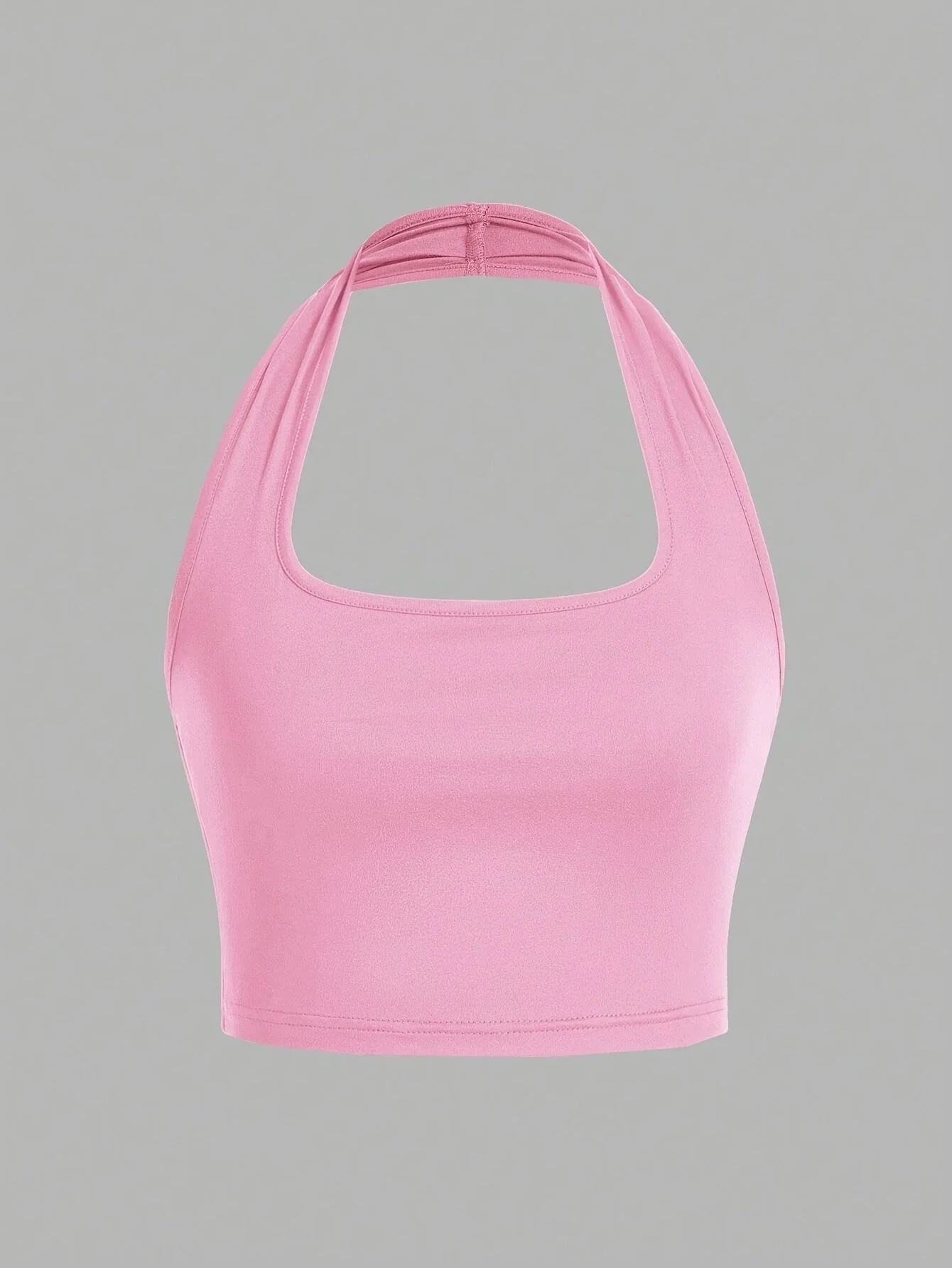Damen Halterneck Crop Top – Rückenfrei, Sommer, Casual Style - Image 8