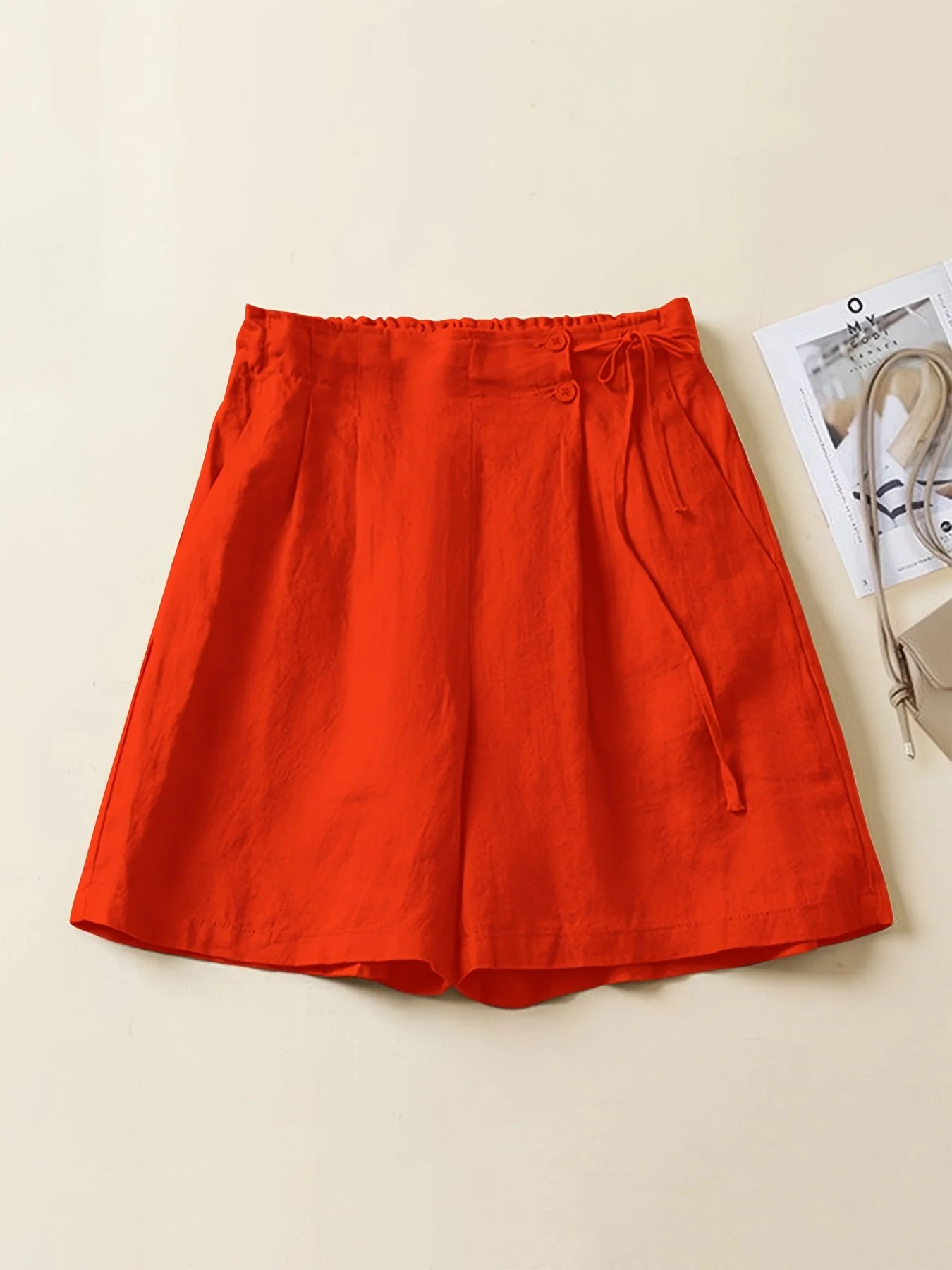 Damen High Waist Shorts im Casual Stil – Perfekt für den Sommer - Image 2