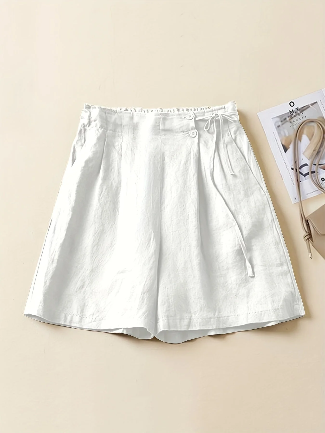 Damen High Waist Shorts im Casual Stil – Perfekt für den Sommer - Image 3