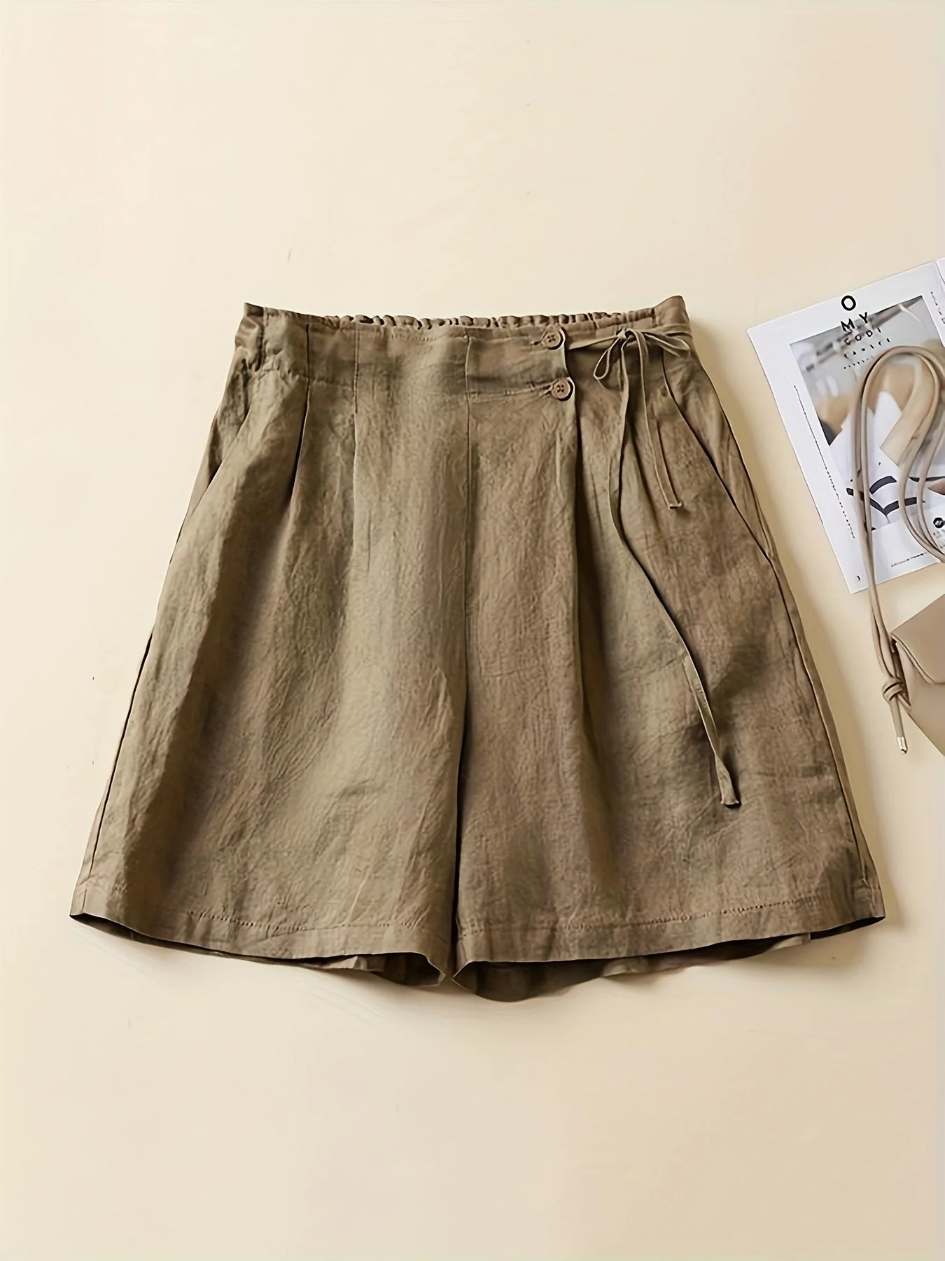 Damen High Waist Shorts im Casual Stil – Perfekt für den Sommer - Image 4