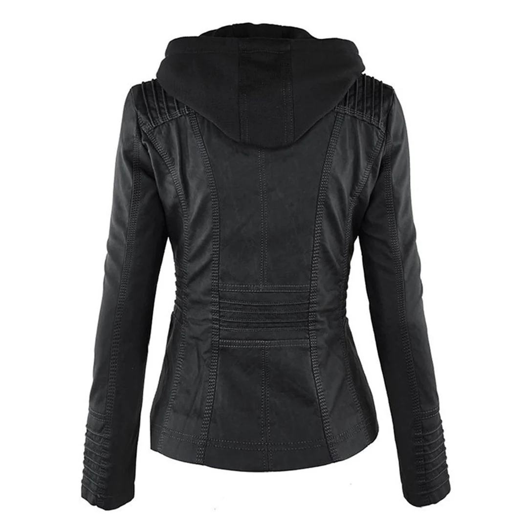 Damen jacke mit Kapuze – Modische Übergangsjacke für Alltag und Freizeit - Image 12