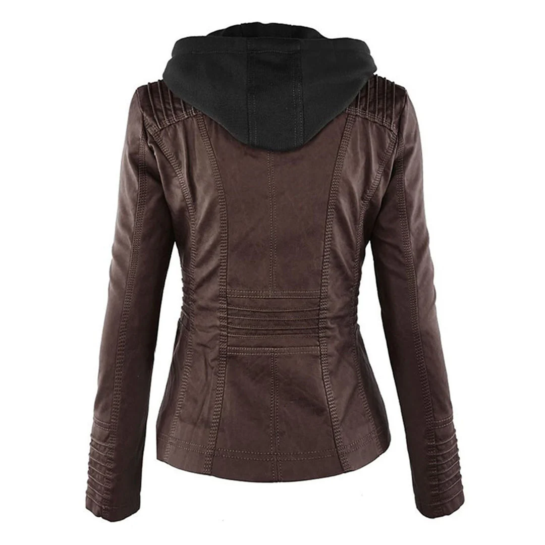 Damen jacke mit Kapuze – Modische Übergangsjacke für Alltag und Freizeit - Image 14