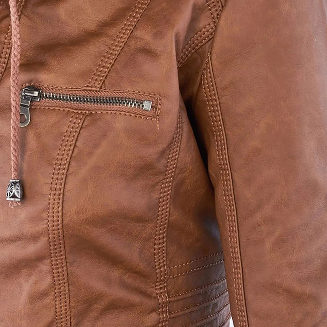 Damen jacke mit Kapuze – Modische Übergangsjacke für Alltag und Freizeit - Image 3