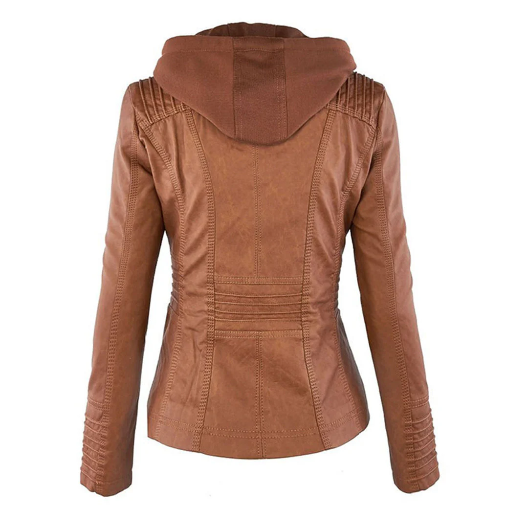 Damen jacke mit Kapuze – Modische Übergangsjacke für Alltag und Freizeit - Image 6