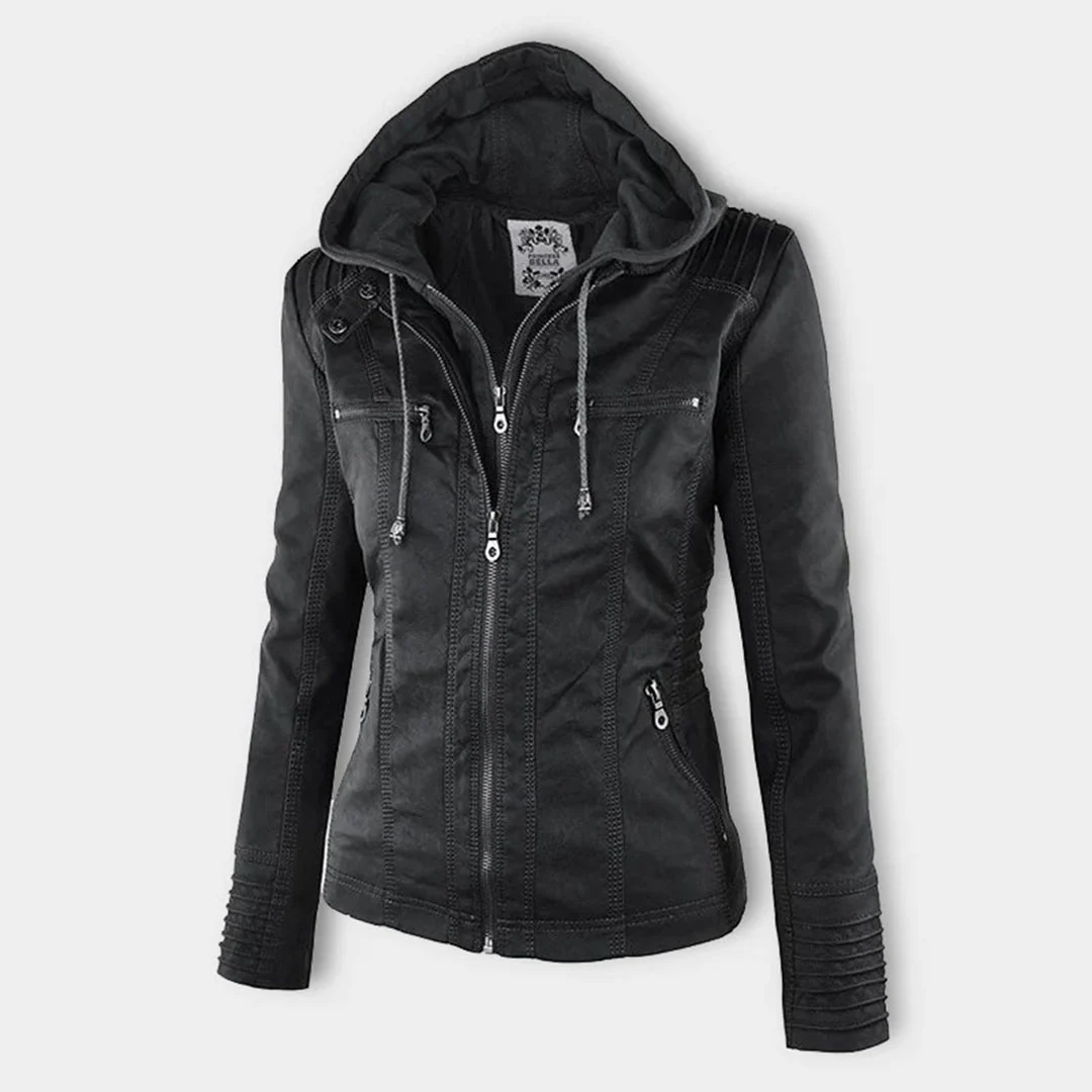Damen jacke mit Kapuze – Modische Übergangsjacke für Alltag und Freizeit - Image 7