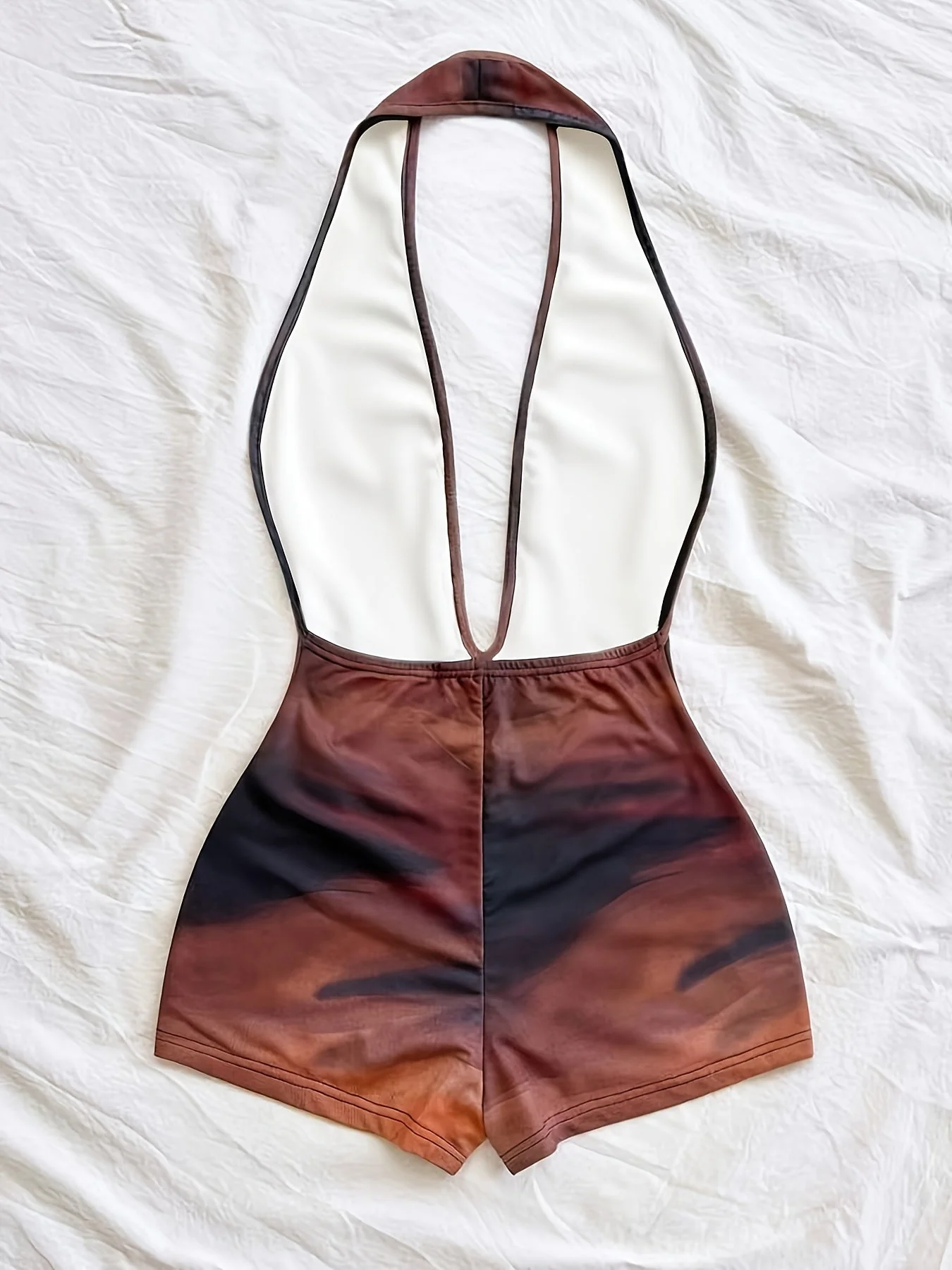 Damen Jumpsuit mit Animal-Print und tiefem Ausschnitt – Modischer Einteiler für Sommer, Strand & Party - Image 8
