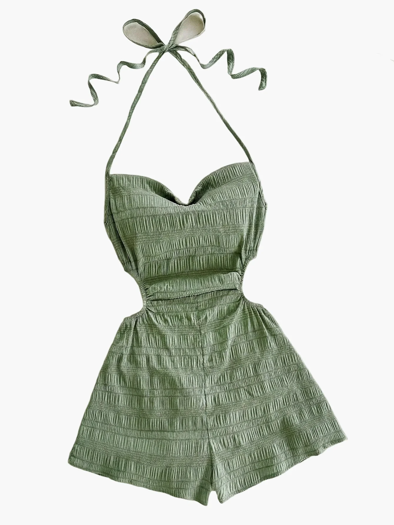 Damen Jumpsuit mit Neckholder und Cut-Outs – Modischer Einteiler für Urlaub und Sommer - Image 4