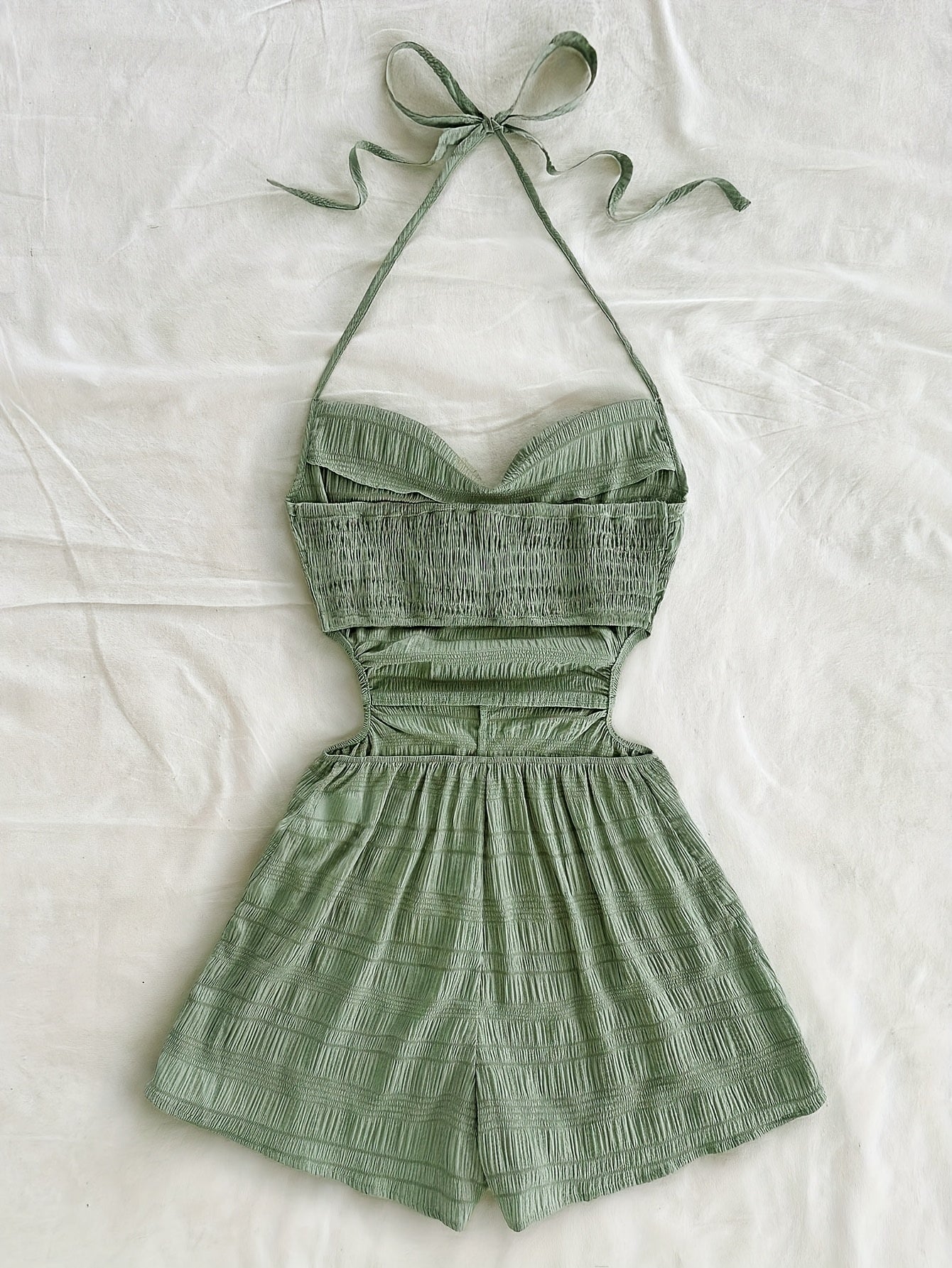 Damen Jumpsuit mit Neckholder und Cut-Outs – Modischer Einteiler für Urlaub und Sommer - Image 7