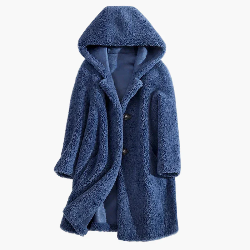 Damen Kapuzenmantel im lässigen Teddy-Stil, modisch und bequem für den Alltag