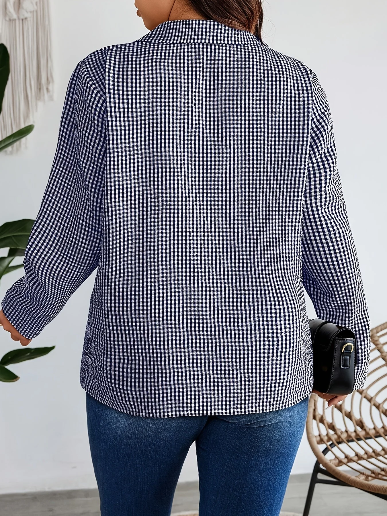 Damen Karo Hemd im lässigen Vintage-Stil für Freizeit und Alltag - Image 5