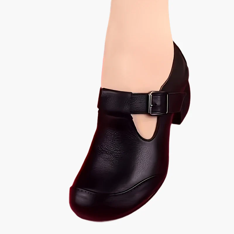 Damen Komfort Blockabsatz Mary Jane Schuhe für Alltag & Büro - Image 5