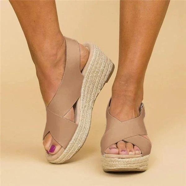 Damen Komfort Keilsandalen – Modische Sommer Wedges für Alltag, Freizeit und Urlaub - Image 2
