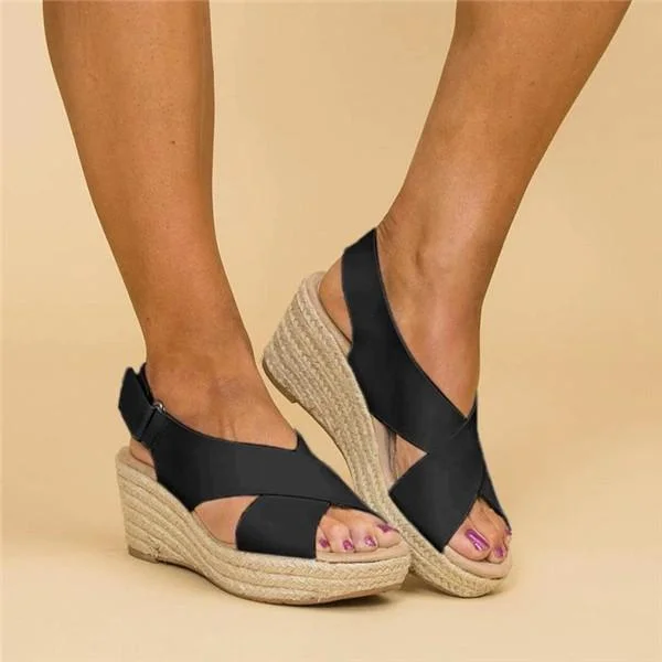 Damen Komfort Keilsandalen – Modische Sommer Wedges für Alltag, Freizeit und Urlaub - Image 3