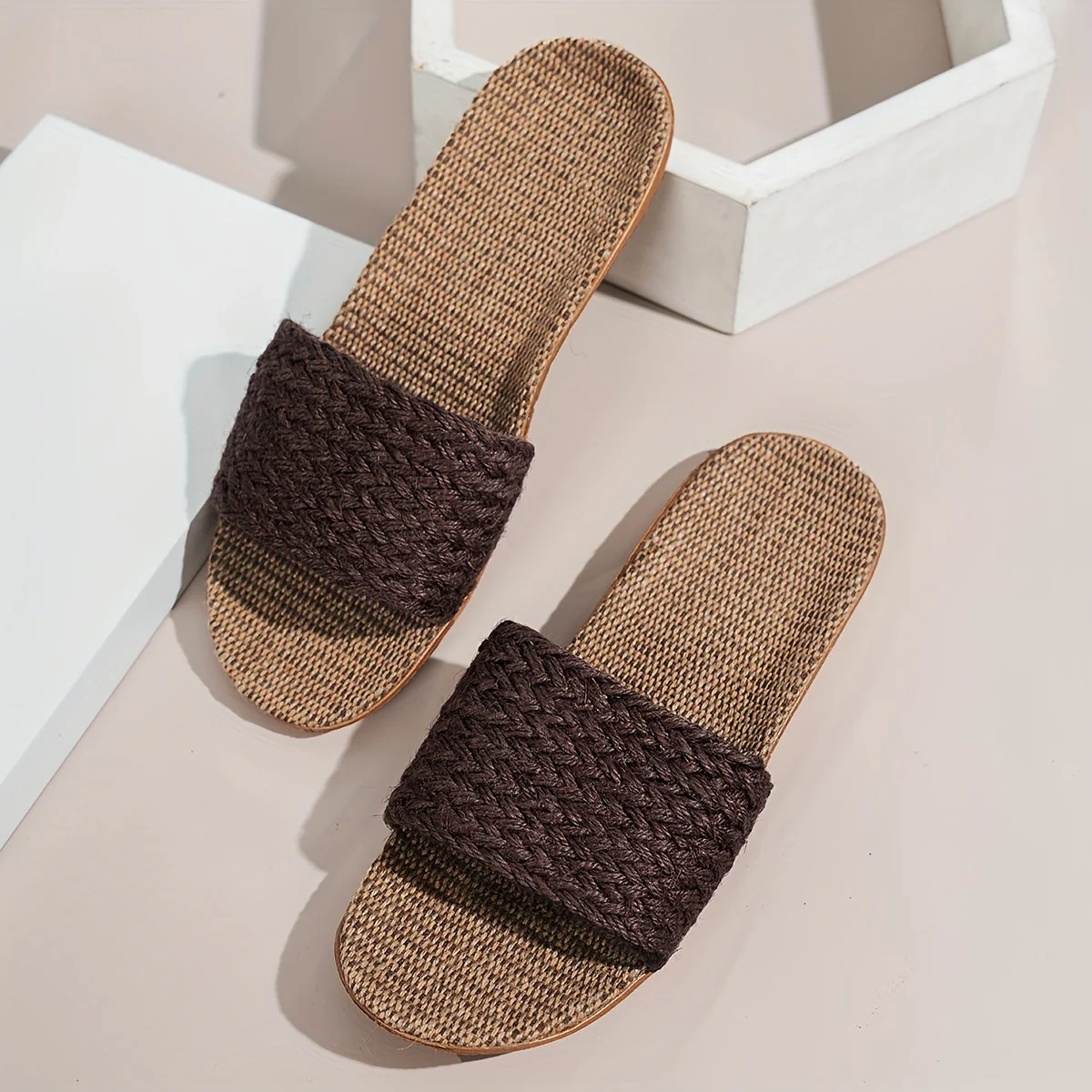 Damen Komfort-Sommerpantoletten im Casual Stil – Flache Slipper, Bequeme Hausschuhe, Offene Zehen - Image 14