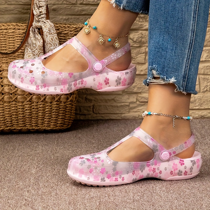 Damen Komfort-Sommerschuhe mit Blumenmuster – Bequeme Freizeit Mary Janes für Alltag und Urlaub - Image 7