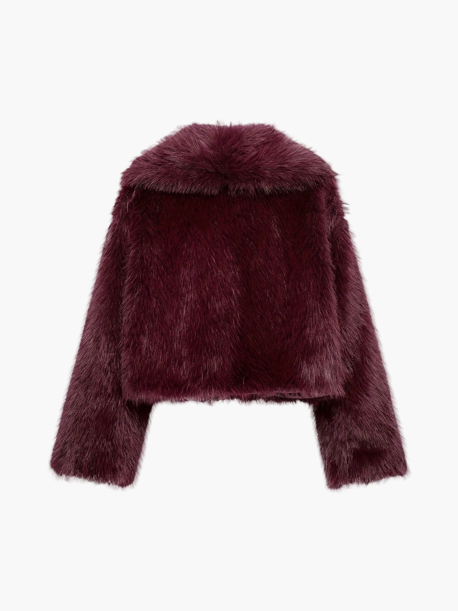 Damen Kurzjacke Kunstfell Elegant Winterjacke für Freizeit & Ausgehen - Image 3