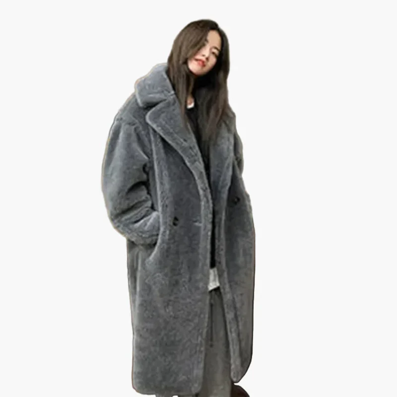 Damen Langer Oversize Mantel – Modischer Wintermantel für Alltag & Freizeit - Image 2