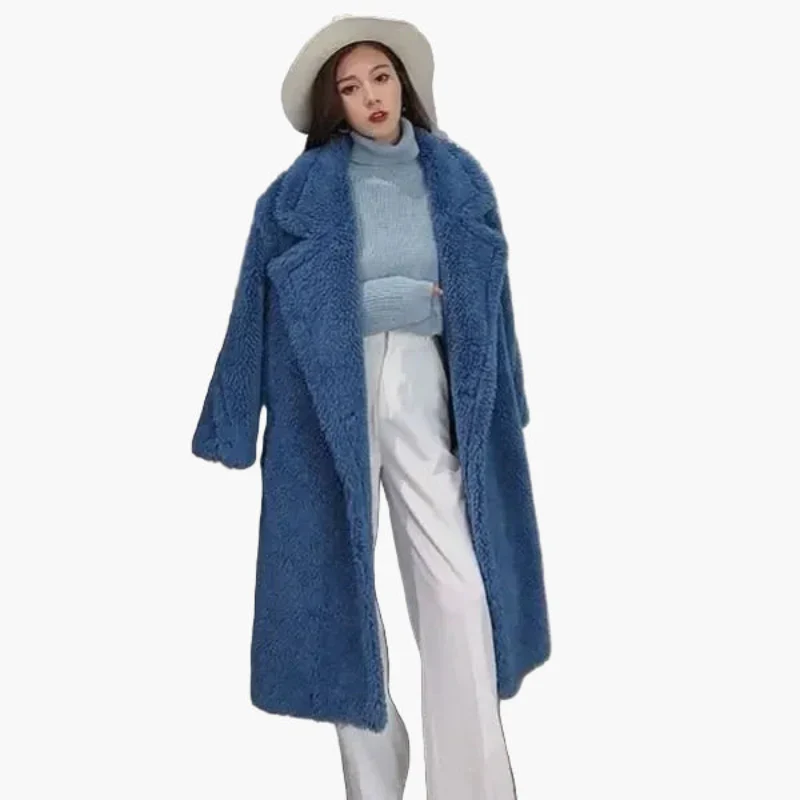 Damen Langer Oversize Mantel – Modischer Wintermantel für Alltag & Freizeit - Image 3
