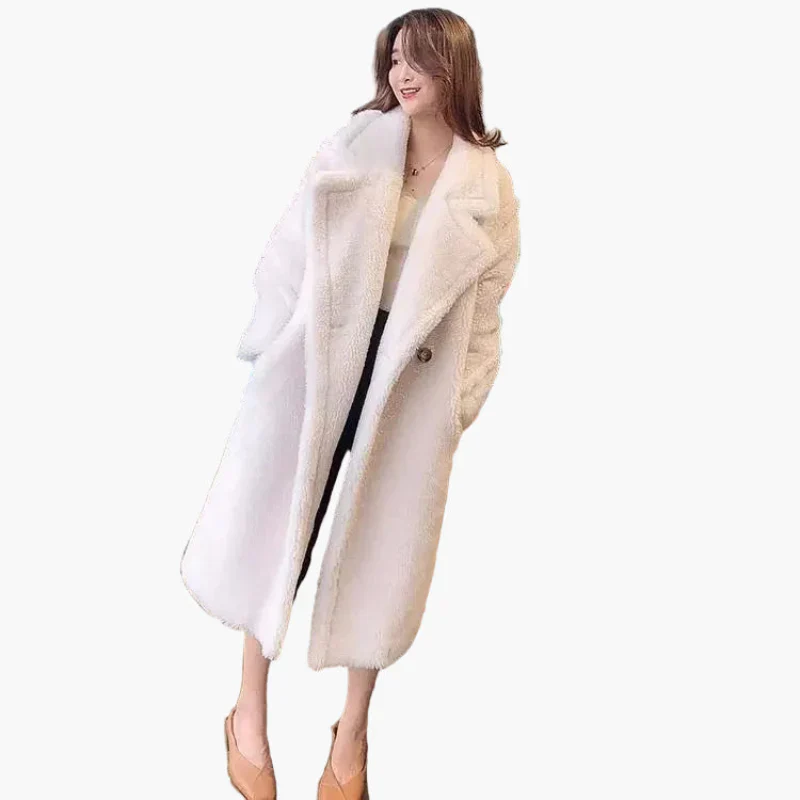 Damen Langer Oversize Mantel – Modischer Wintermantel für Alltag & Freizeit - Image 4