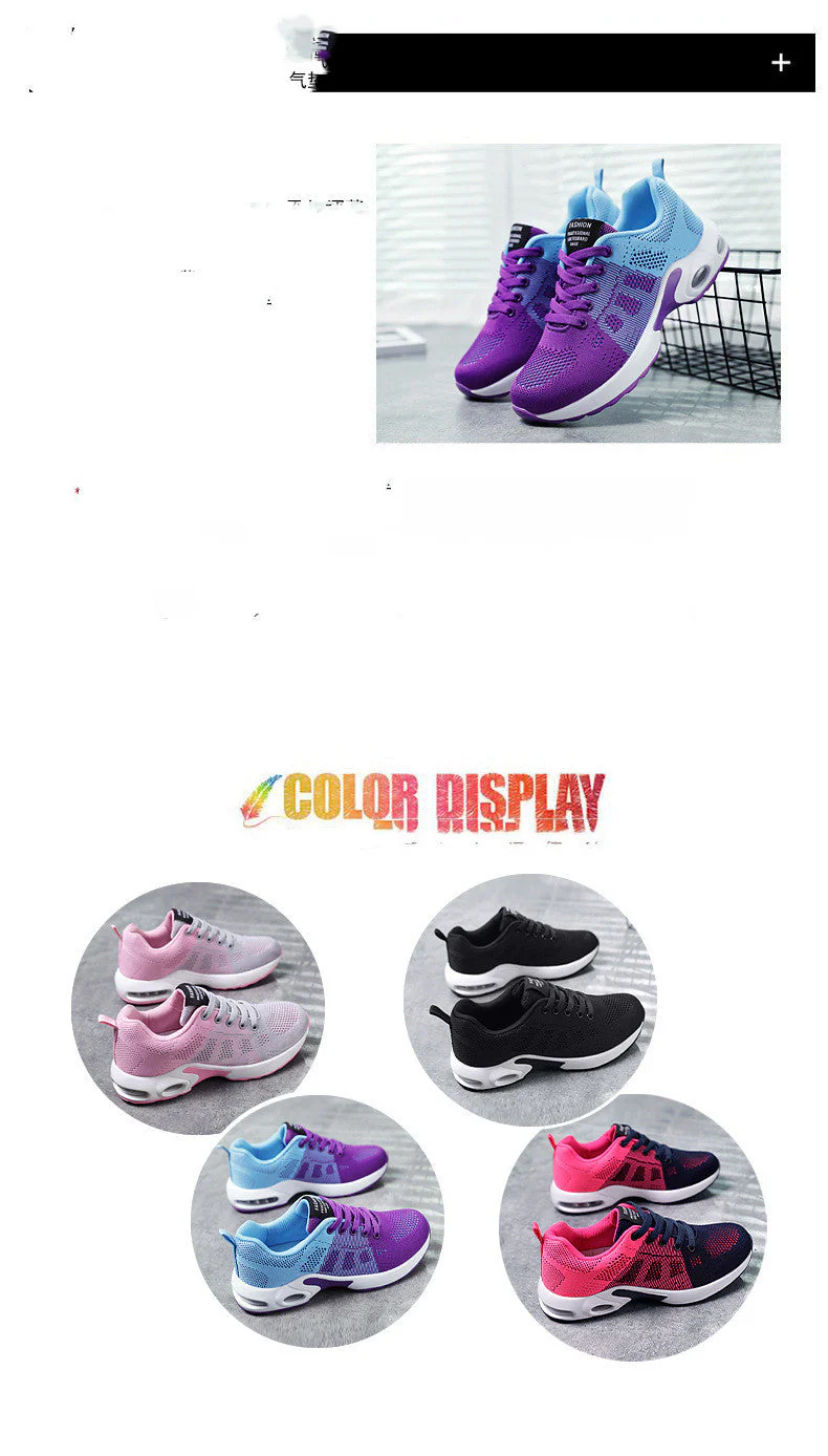 Damen Leichte Mesh Sneaker – Atmungsaktive Sportschuhe für Alltag & Fitness - Image 3