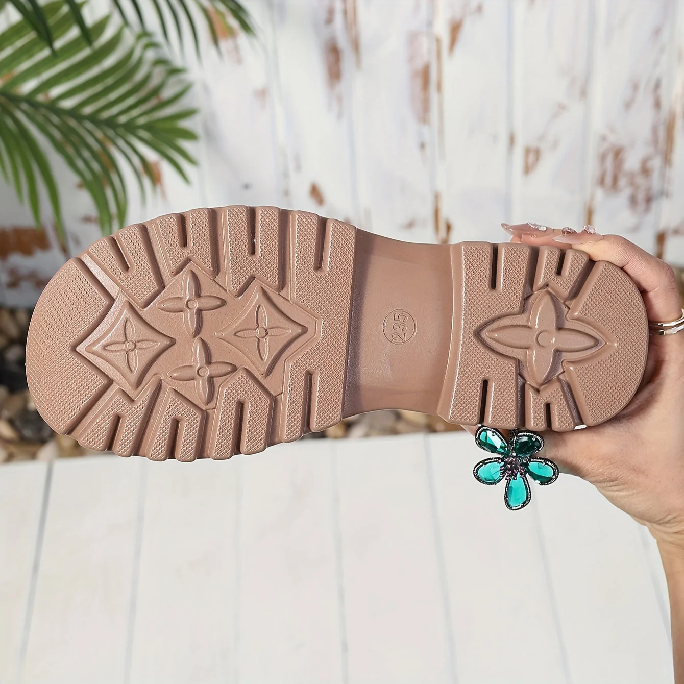 Damen Loafer mit Ketten-Detail und Plateau – Modischer Slip-On für Alltag und Freizeit - Image 7